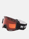 Mc Kinley Ski Base 3.0 Plus Ski & Snowboard Goggles Kids Black with Lens in Orange Color