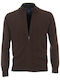 REDMOND Men's brown knitted cardigan