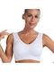 Sports bra bustier, White