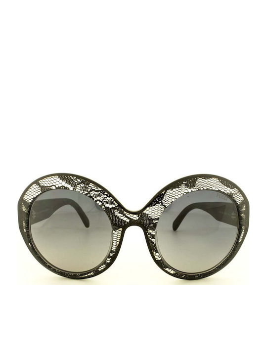 Emilio Pucci Damen Sonnenbrille mit Grün Kunststoff Gestell und Grün Linse EP6 05B