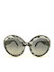 Emilio Pucci Damen Sonnenbrille mit Grün Kunststoff Gestell und Grün Linse EP6 05B