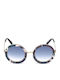Emilio Pucci Unisex Sonnenbrille mit Braun Schildkröte Gestell und Blau Verlaufsfarbe Linse EP64 92W