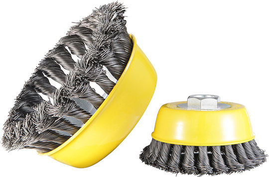 UYUS TOOLS EBC103 Wire Brush Bell with Bristles 70mm