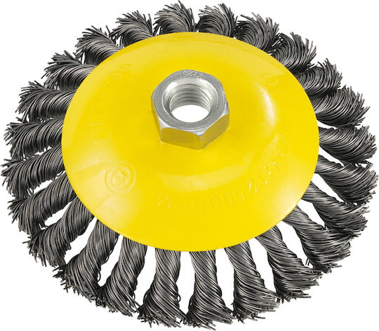 UYUS TOOLS EBP705 Wire Brush Bell with Bristles 130mm