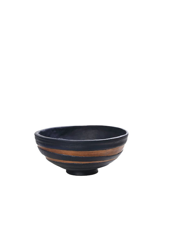Espiel Dekorative Schüssel Papier Black 34.3x34.3x15.2cm 1Stück