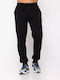 Harrison Sweatpants with Elastic Black