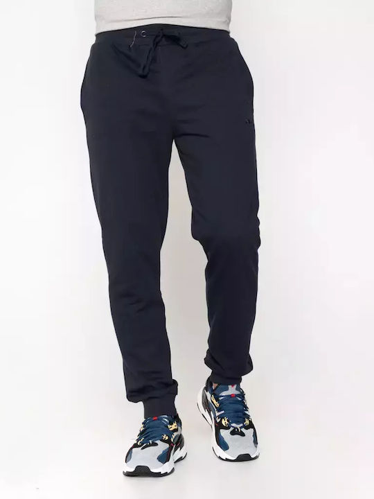 FILA Scott Παντελόνι Φόρμας με Λάστιχο Μπλε