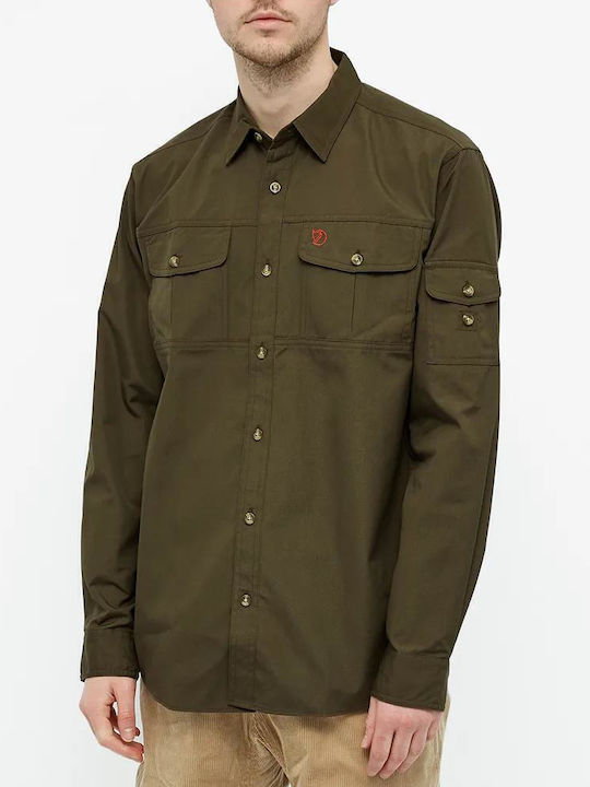 Singi Langärmeliges Overshirt Dunkel Olive