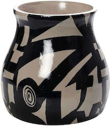 Espiel Decorative Vase Beige 25cm