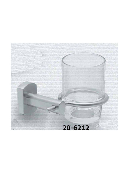 Gloria Romina Metallic Cup Holder Wall Mounted Satine