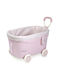 De Cuevas Cutie de Depozitare Jucării pentru Copii Roz 55x36x47cm 1buc