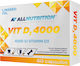 AllNutrition Vit D3 4000 Βιταμίνη για Ενίσχυση του Ανοσοποιητικού & την Υγεία των Οστών 4000iu 60 κάψουλες