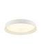 Zambelis Lights Κλασική Μεταλλική Πλαφονιέρα Οροφής με Ενσωματωμένο LED σε Λευκό χρώμα 38cm