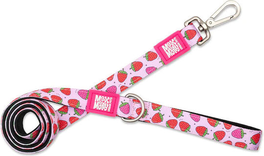 Max & Molly Dog Leash/Lead Strap Strawberry Dream Small 1.20m x 1.5cm