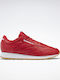 Reebok Classic Leather Femei Sneakers Vector Red / Cloud White / Reebok Rubber Gum