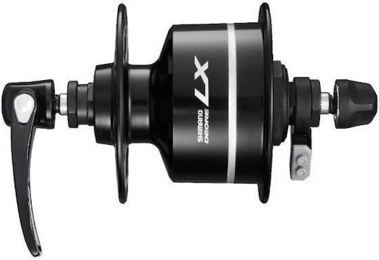 Shimano Deore LX Εμπρόσθιο Κέντρο Ποδηλάτου 32 τρύπες Δυναμό 32 Τρύπες 6V 3W Μαύρο