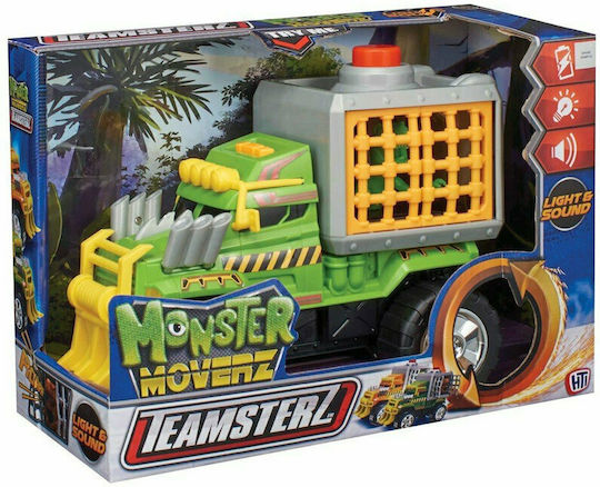 AS Dinozauri Monster Moverz Mașinuță Teamsterz - Verde Pentru 3+ Ani
