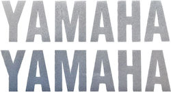 STICKERS YAMAHA LOGO EMBOSSED SILVER