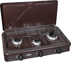 Promis KG400C Brown KGT-3BR Countertop Burner Flüssiggas with 4 Burners Braun Promis KG400C Brown KGT-3BR Countertop Burner Flüssiggas with 4 Burners Braun