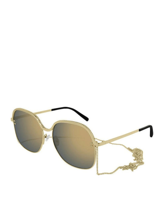 Stella McCartney Damen Sonnenbrille mit Gold Metall Gestell OSC0166S 003