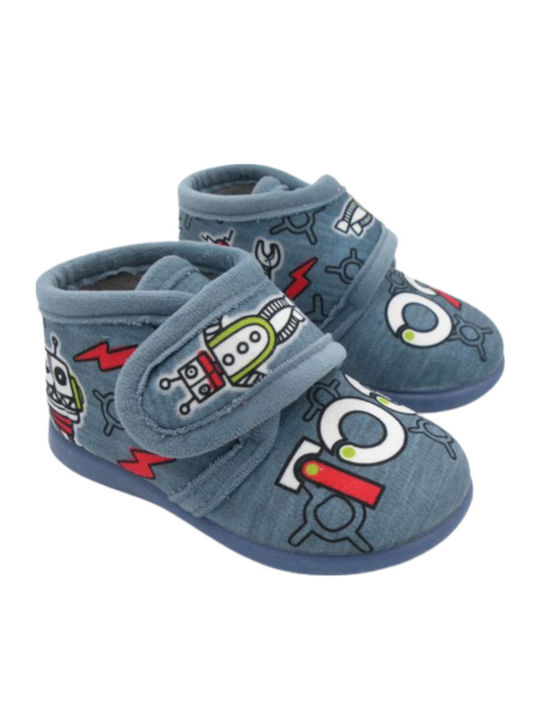 Childrenland Anatomic Kids Slippers Boots Blue