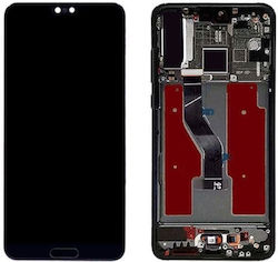 Екран AMOLED с Рамка за Huawei P20 Pro (Черен) Екран AMOLED с Рамка за Huawei P20 Pro (Черен)