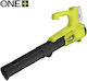 Ryobi RY18BLA-0 Blower Handheld Battery 18V Solo with Volume Control & Maximum Air Speed 145km/h