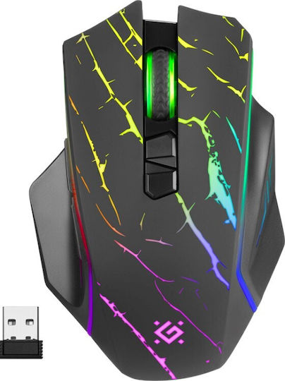 Defender GM-503 Ασύρματο RGB Gaming Ποντίκι 3200 DPI Μαύρο