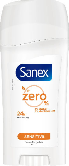 Sanex Zero 0% Sensitive Αποσμητικό 24h σε Stick 65ml