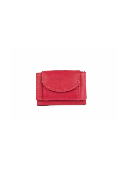 Fetiche Leather Small Leather Women's Wallet Red