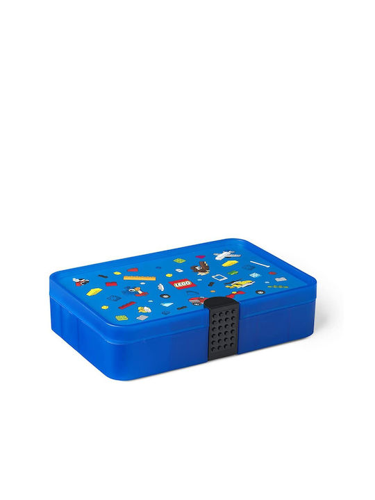 Room Copenhagen Kids Plastic Toy Storage Box Sorting To Go Blue 26.7x17.5x6.6cm