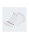 Adidas Thin Linear Low-Cut Αθλητικές Κάλτσες Λευκές 3 Ζεύγη