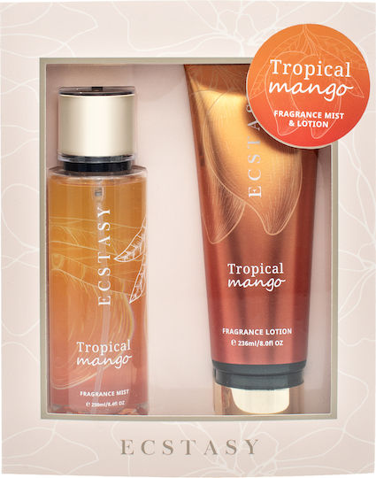 Ecstasy Perfumes Tropical Mango Γυναικείο Σετ με Body Lotion 2τμχ