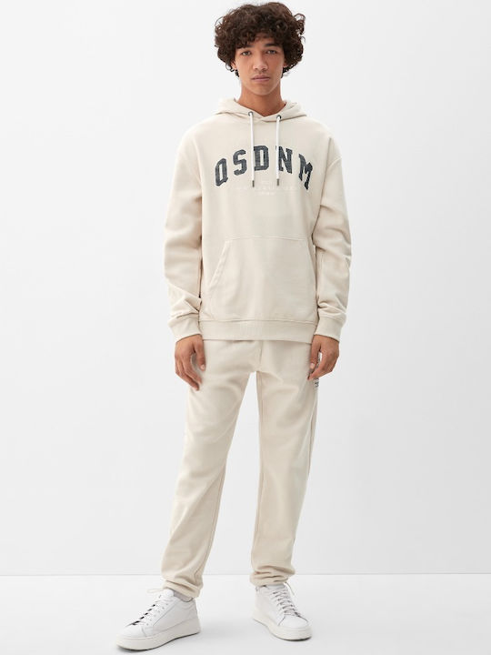 Sweatshirt mit Kapuze Beige
