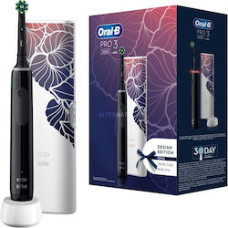 Oral-B Pro 3 3500 Design Edition Ηλεκτρική Οδοντόβουρτσα με Χρονομετρητή, Αισθητήρα Πίεσης και Θήκη Ταξιδίου