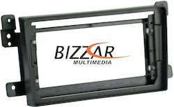 Bizzar DIN-Verkleidungsplatten 2 Din Kompatibel mit Bildschirm 9" für Suzuki Großer Vitara 2005-2015