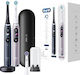 Oral-B iO Series 9 Duo Електрическа Четка за Зъби с Таймер и Калъф за Пътуване Black Onyx / Rose Quartz