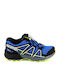 Speedcross CS WP Waterproof Kids Sports Shoes Running with Laces Blue