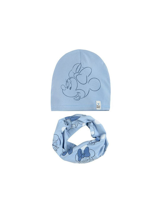 Set Kinder Beanie Hellblau