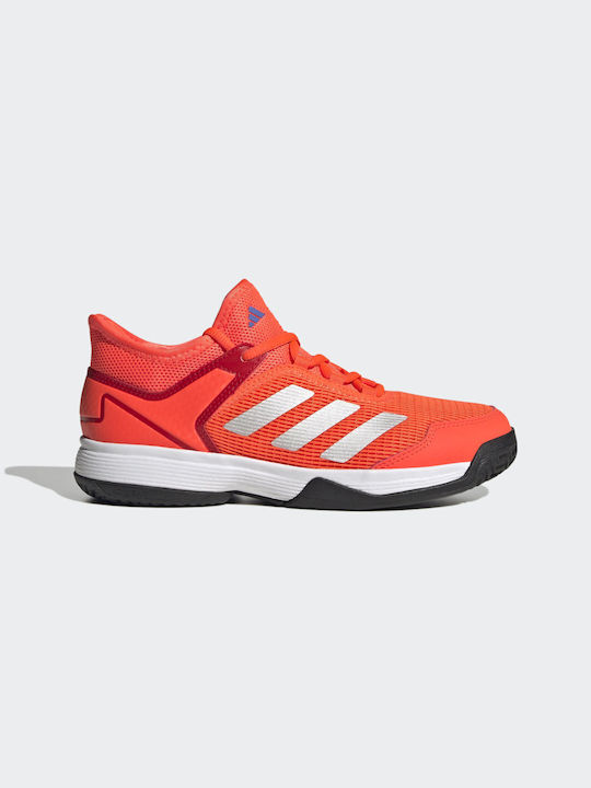 Adidas Αθλητικά Παιδικά Παπούτσια Τέννις Ubersonic 4 K Solar Red / Silver Metallic / Blue Fusion