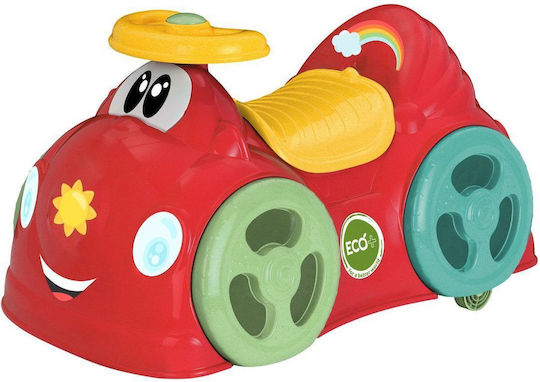 Chicco Eco Γύρω Γύρω Όλοι Αυτοκινητάκι Ride On για 12+ μηνών Κόκκινο