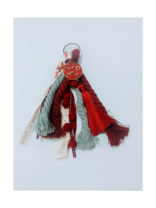 Hanging Lucky Charm with Wishes Red 1pcs