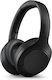 Philips TAH8506BK Fără fir / Cu fir Over Ear Căști cu 60 ore de Funcționare Negre