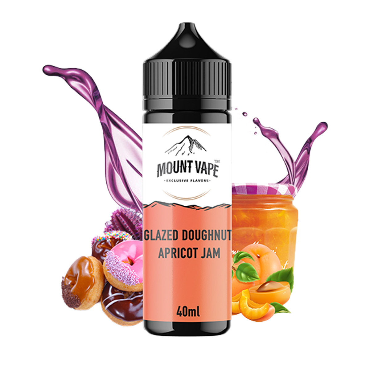 Mount Vape Flavor Shot Glazed Doughnut Apricot Jam 40ml/120ml Skroutz.gr