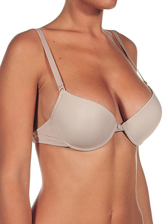 Creaciones Selene Lola Μπεζ Convertible Σουτιέν Push Up με Μπανέλες