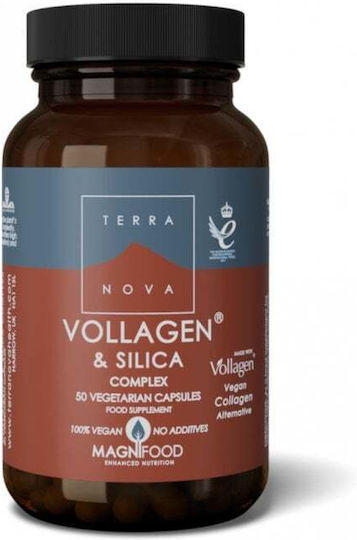 TerraNova Vollagen & Silica Complex Συμπλήρωμα για Υγιή Μαλλιά, Δέρμα & Νύχια 50 φυτικές κάψουλες
