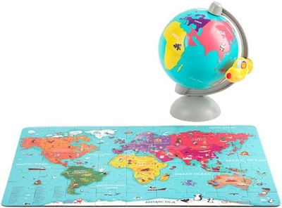 Kids Puzzle Globe World Map for 3++ Years 64pcs Top Bright