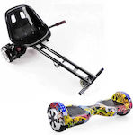 & Smart Balance Wheel Gokart Πολύχρωμο Hoverboard with 20km/h Max Speed and 20km Autonomy Multicolor with Seat