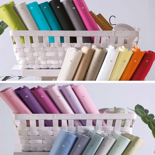 Rythmos Cearșaf King Size cu Elastic 180x205+32cm. Madonna 20 Benzină