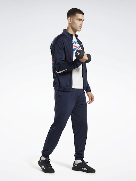 Identity Sweatpants with Elastic Vector Navy